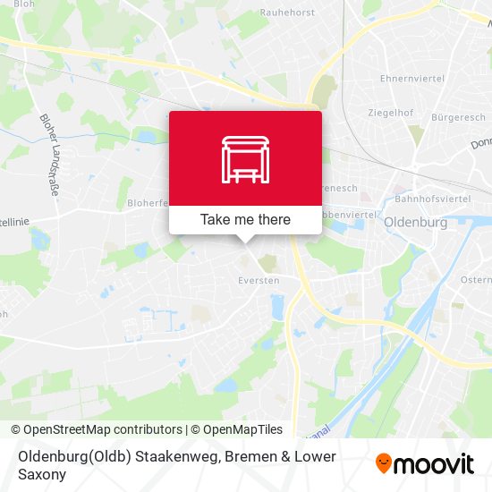 Oldenburg(Oldb) Staakenweg map