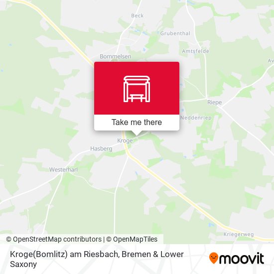 Kroge(Bomlitz) am Riesbach map