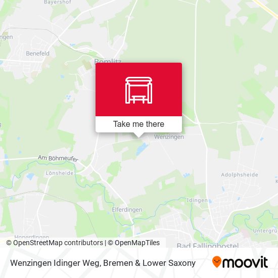 Wenzingen Idinger Weg map