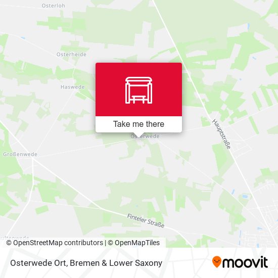 Osterwede Ort map