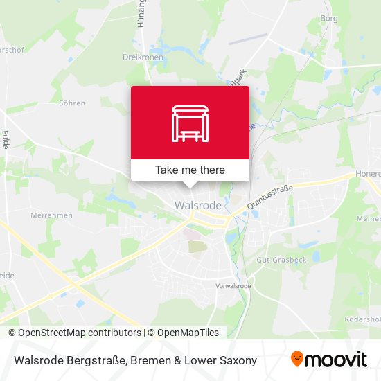 Walsrode Bergstraße map