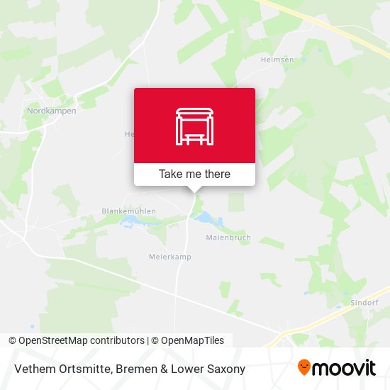 Vethem Ortsmitte map