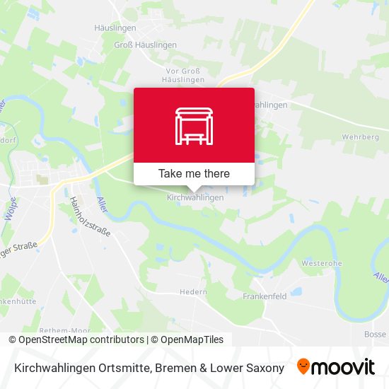 Kirchwahlingen Ortsmitte map