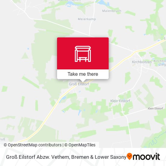 Groß Eilstorf Abzw. Vethem map