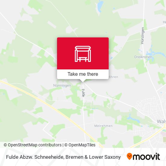 Fulde Abzw. Schneeheide map