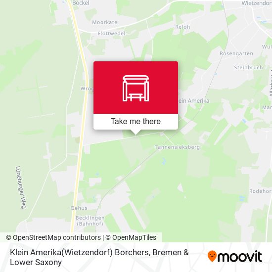 Klein Amerika(Wietzendorf) Borchers map