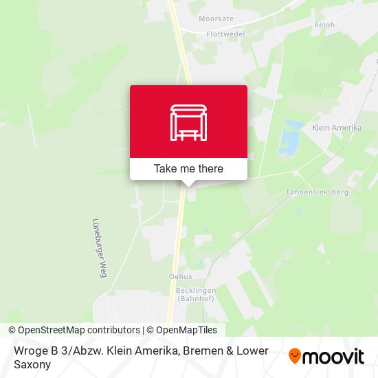 Wroge B 3/Abzw. Klein Amerika map