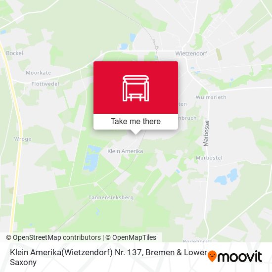 Klein Amerika(Wietzendorf) Nr. 137 map