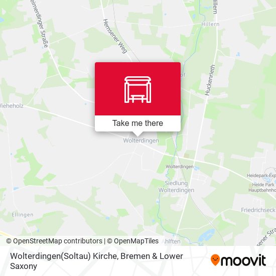 Wolterdingen(Soltau) Kirche map