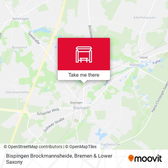 Bispingen Brockmannsheide map