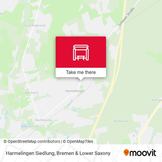 Harmelingen Siedlung map