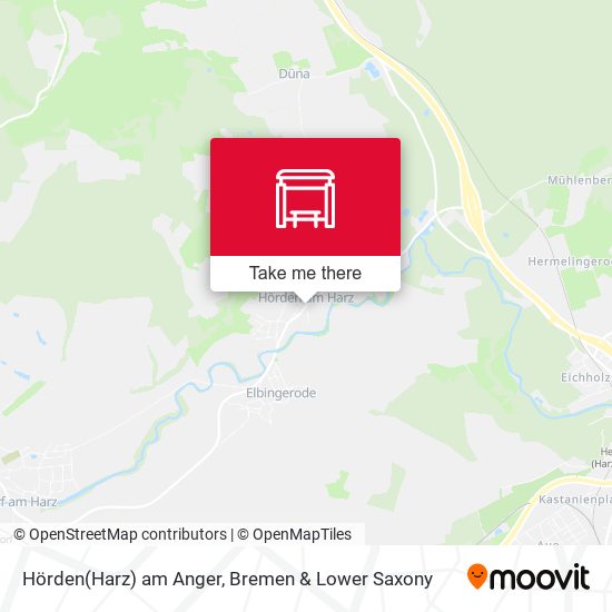 Hörden(Harz) am Anger map