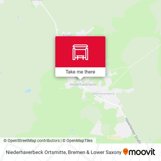 Niederhaverbeck Ortsmitte map