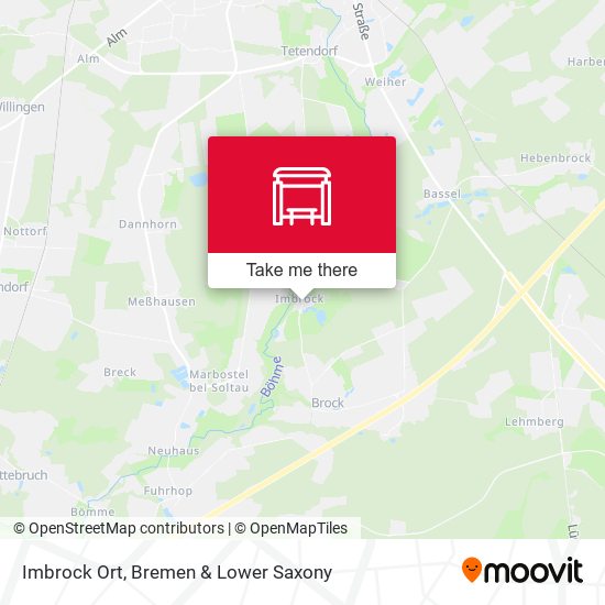 Imbrock Ort map