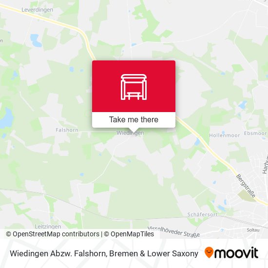 Wiedingen Abzw. Falshorn map