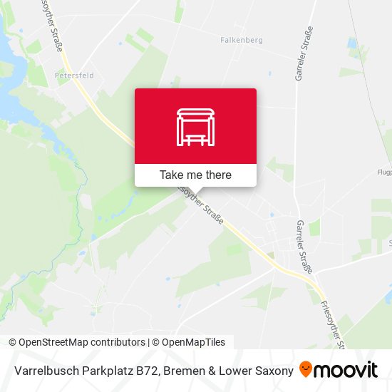 Varrelbusch Parkplatz B72 map