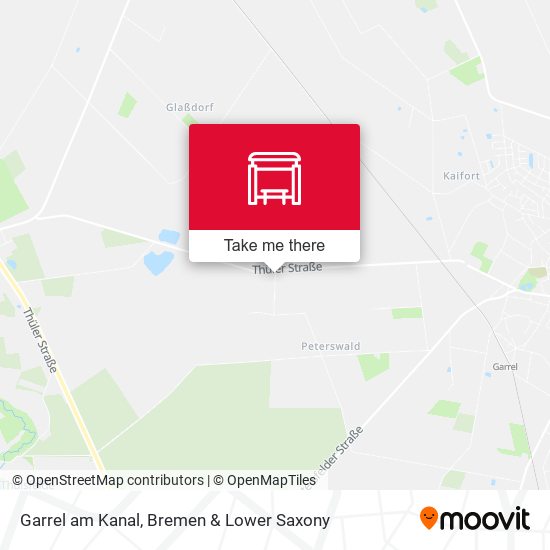 Garrel am Kanal map