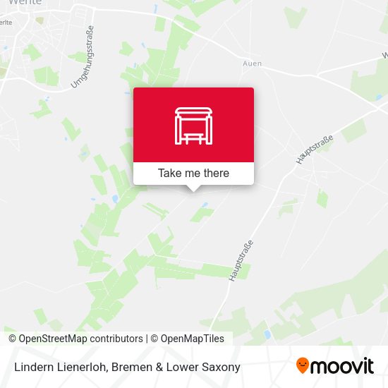Lindern Lienerloh map