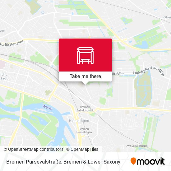Bremen Parsevalstraße map