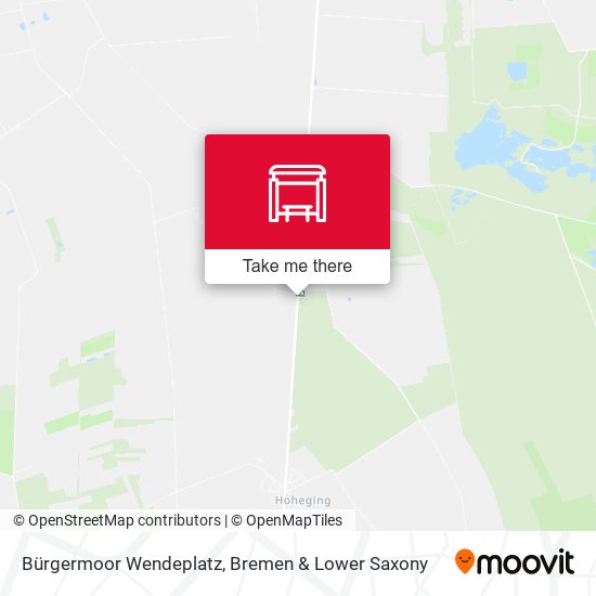 Bürgermoor Wendeplatz map