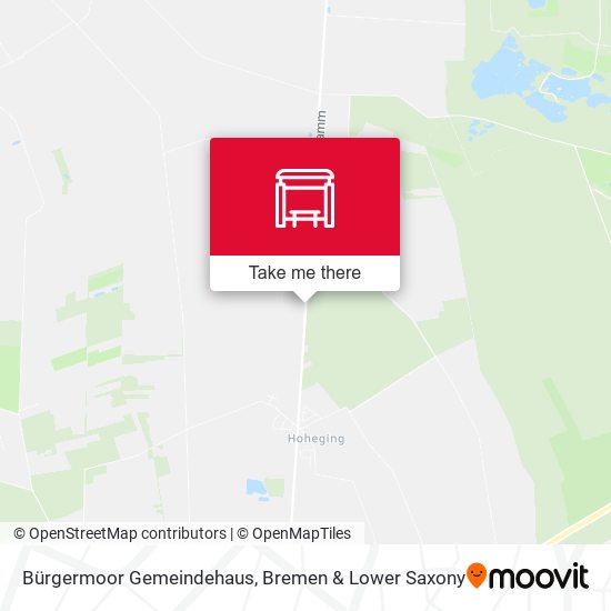 Bürgermoor Gemeindehaus map