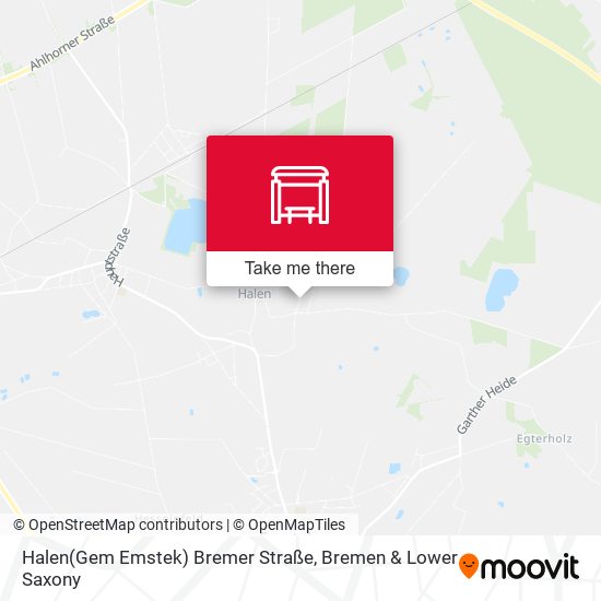 Halen(Gem Emstek) Bremer Straße map