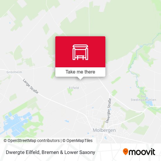 Dwergte Eilfeld map