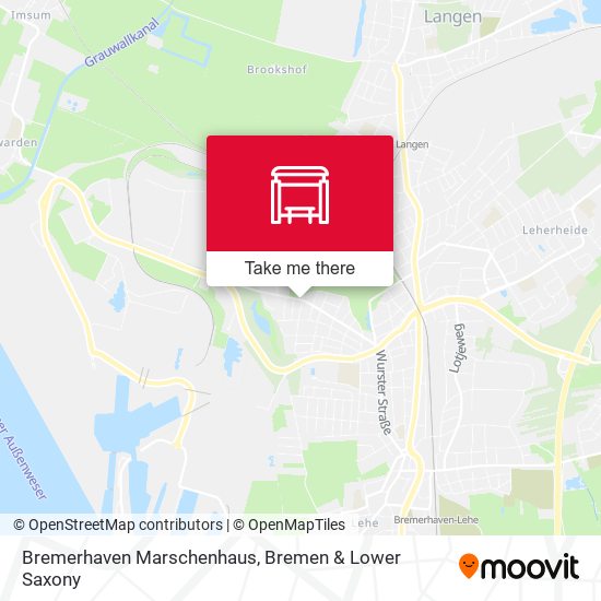 Bremerhaven Marschenhaus map