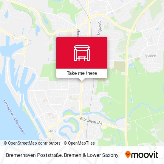Bremerhaven Poststraße map