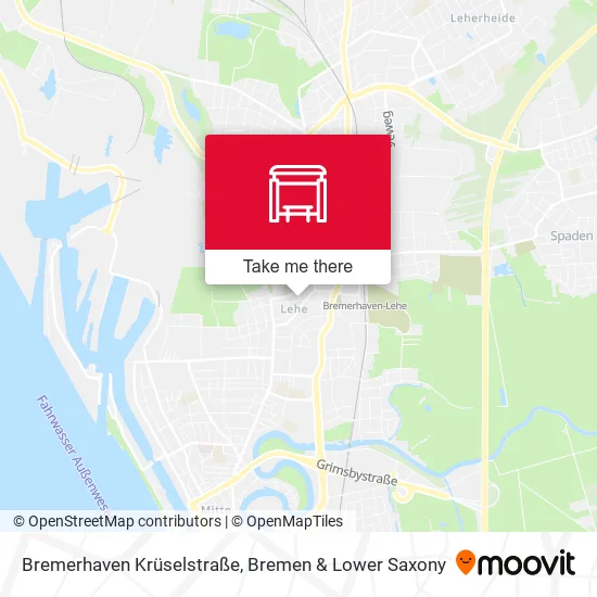 Карта Bremerhaven Krüselstraße