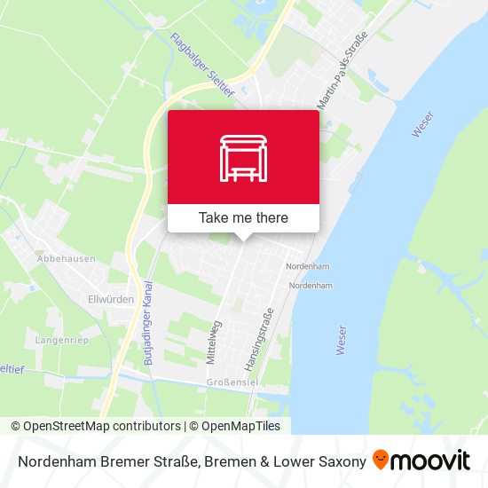 Nordenham Bremer Straße map