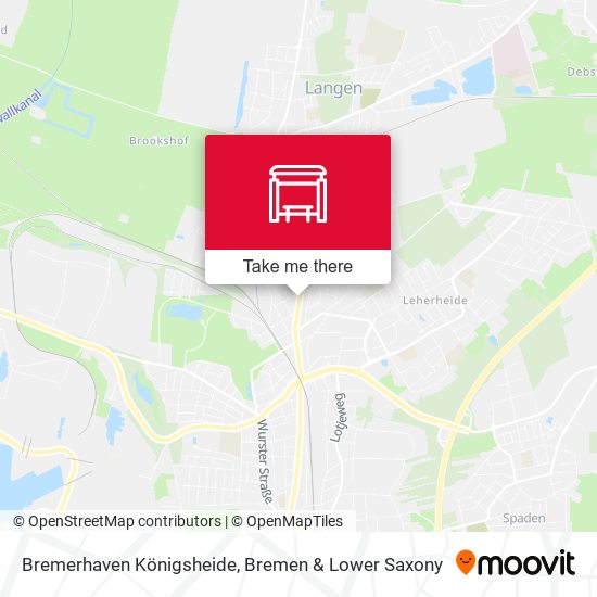 Bremerhaven Königsheide map