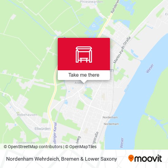 Nordenham Wehrdeich map