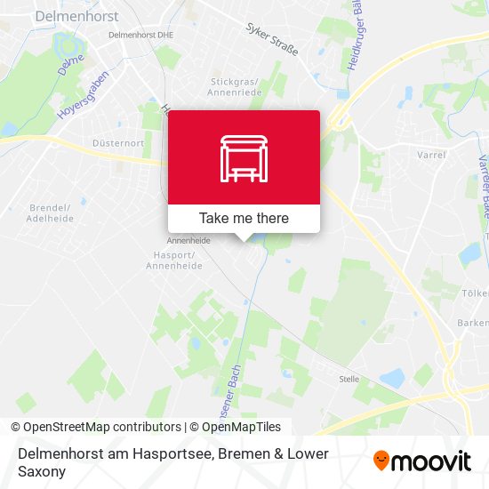 Delmenhorst am Hasportsee map