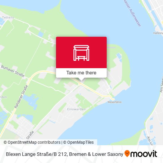 Blexen Lange Straße/B 212 map