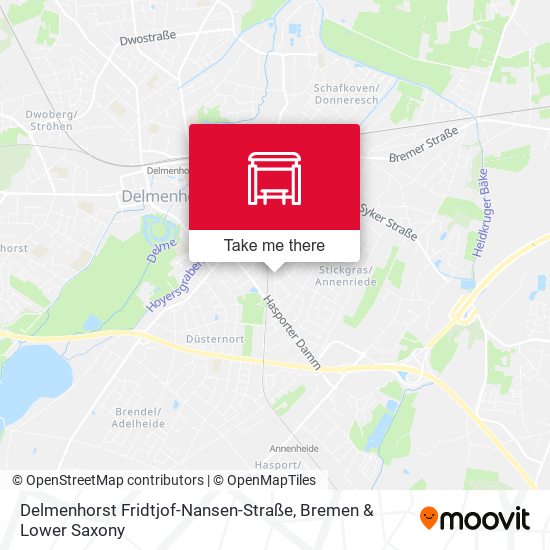 Delmenhorst Fridtjof-Nansen-Straße map