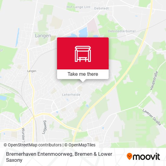 Bremerhaven Entenmoorweg map