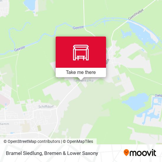 Bramel Siedlung map