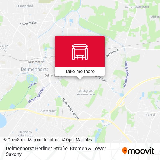 Delmenhorst Berliner Straße map