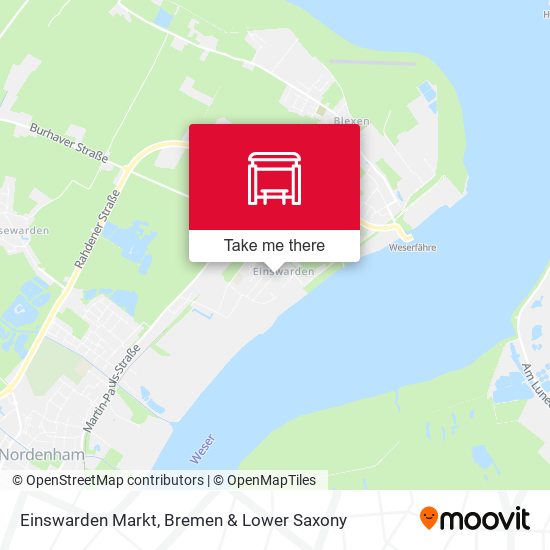 Einswarden Markt map
