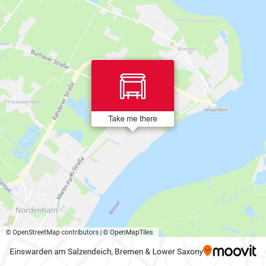 Einswarden am Salzendeich map