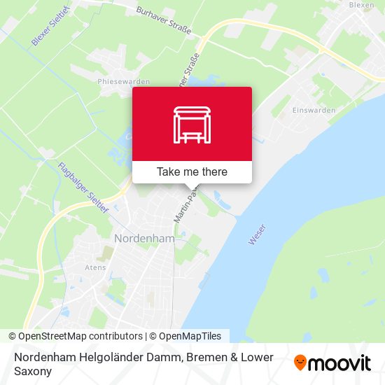 Nordenham Helgoländer Damm map