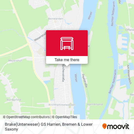 Brake(Unterweser) GS Harrien map