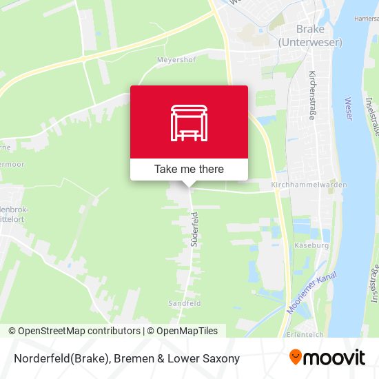 Norderfeld(Brake) map