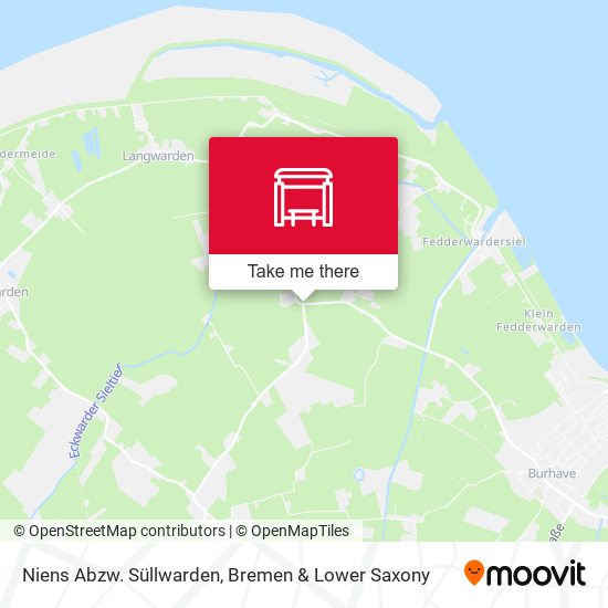 Niens Abzw. Süllwarden map