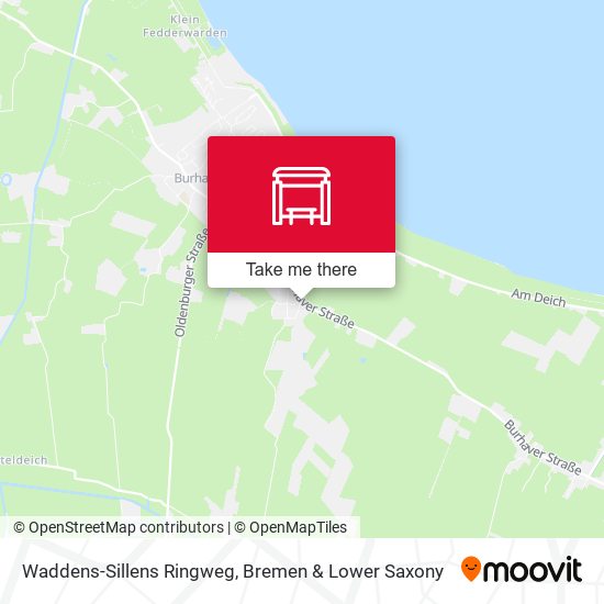 Waddens-Sillens Ringweg map
