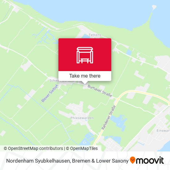 Nordenham Syubkelhausen map