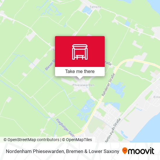 Nordenham Phiesewarden map