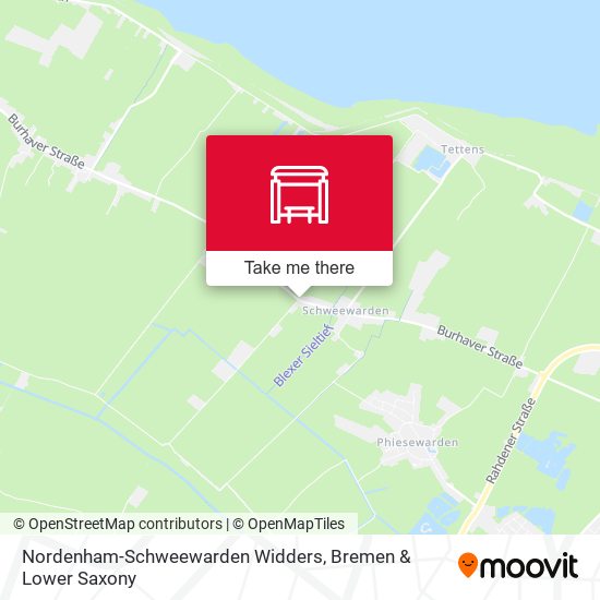 Nordenham-Schweewarden Widders map