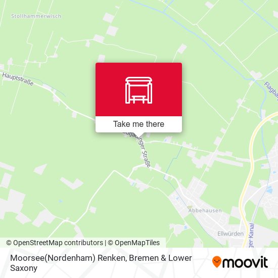 Moorsee(Nordenham) Renken map